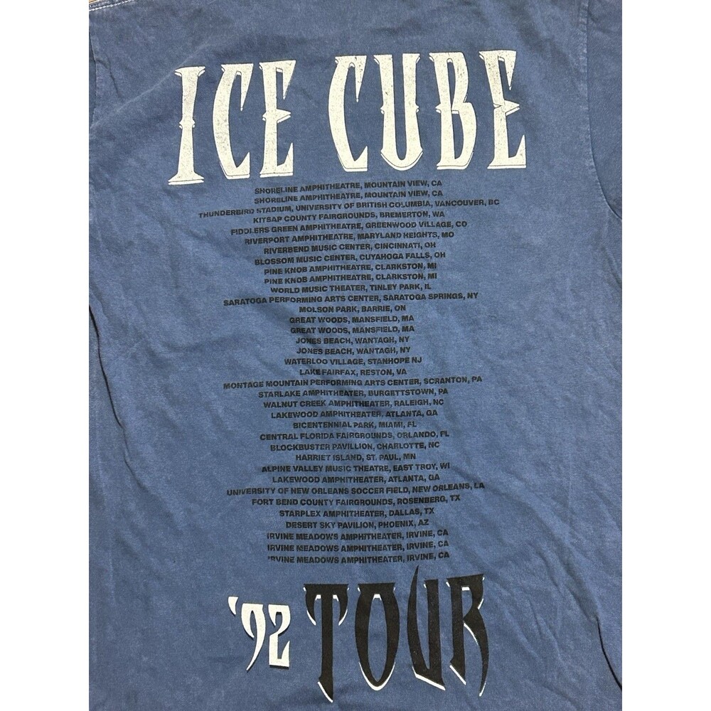 Nwot Ice Cube “It Was A Good Day” 1992 Tour Graph… - image 4